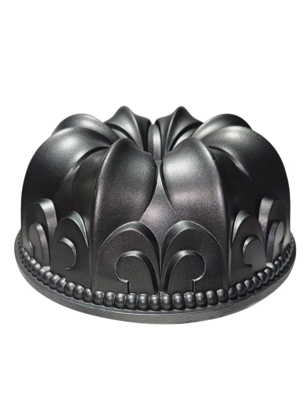 Nordic Ware 10 Cup Fleur De Lis Bundt Cake Baking Pan Non-Stick USA EUC
